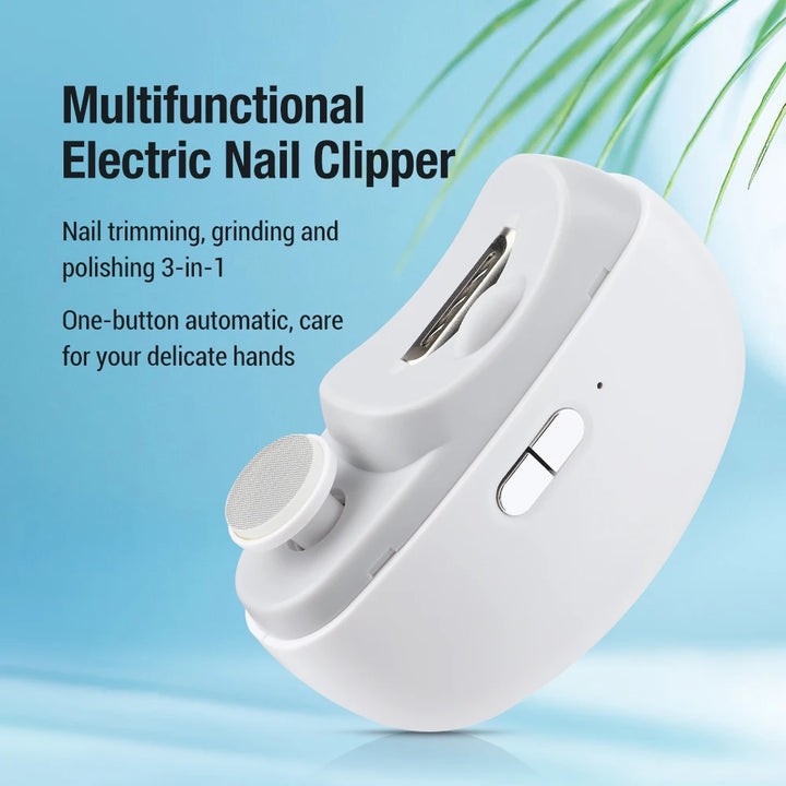 Electric Nail Clipper & Grinder - 2-in-1 Tool