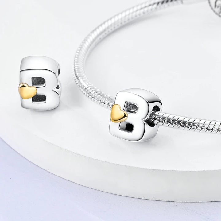 26 English Letters Alphabet A-Z Love Charms