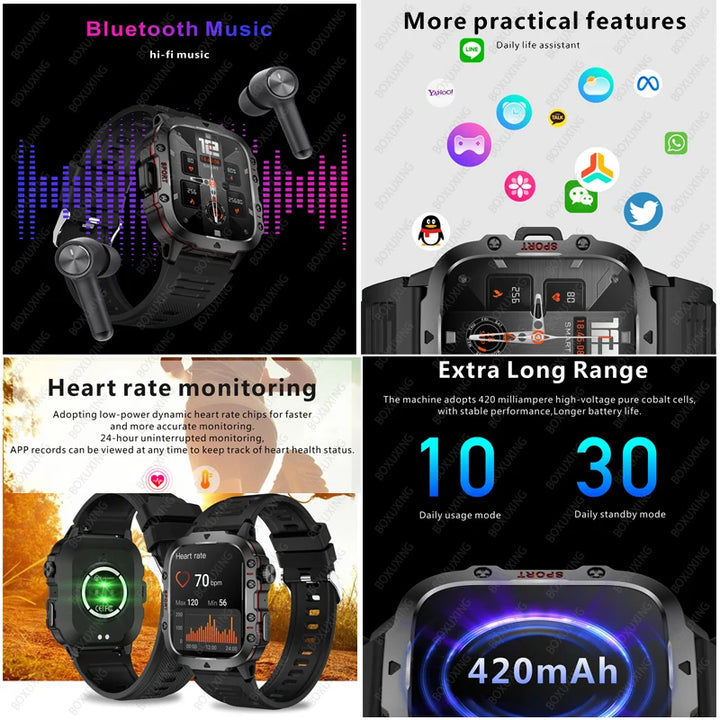 Military Smart Watch Sports