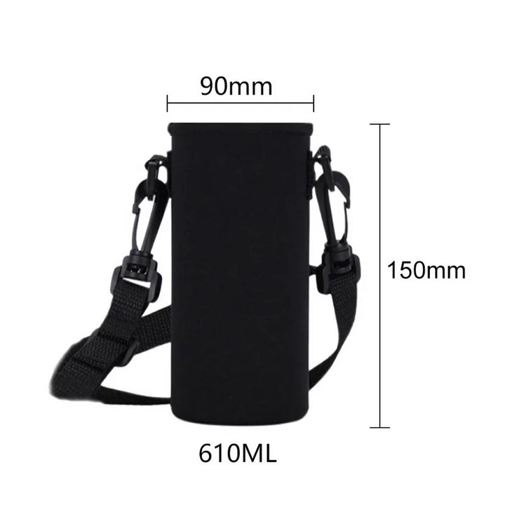 Sports Water Bottles Carrier Bag  W/Strap