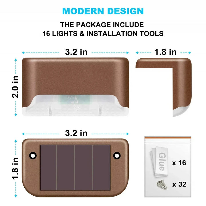 Solar Deck Lights 6 PacK