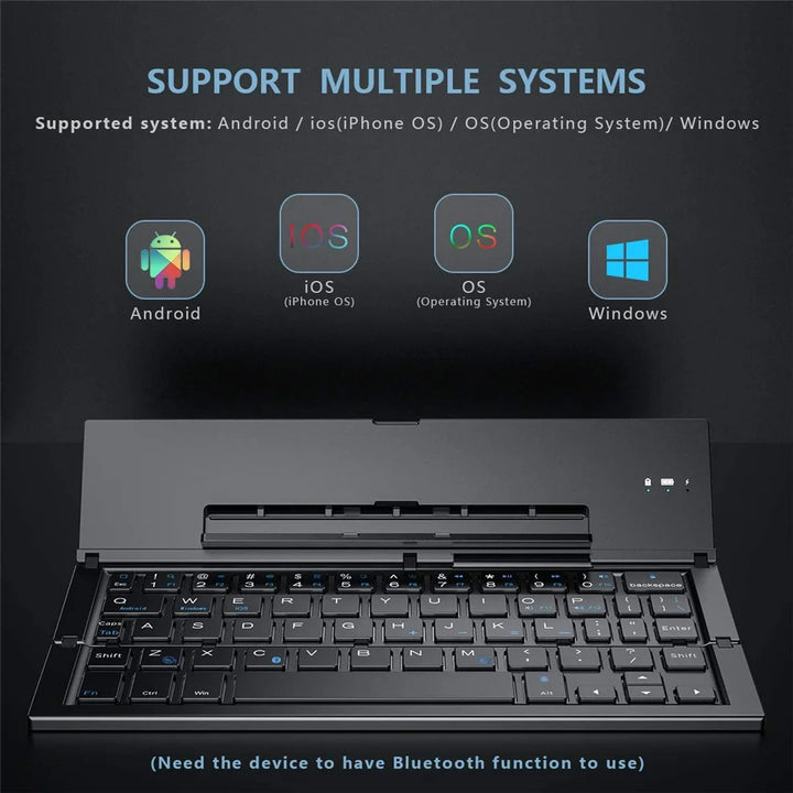 Bluetooth And Wireless Foldable Keyboard