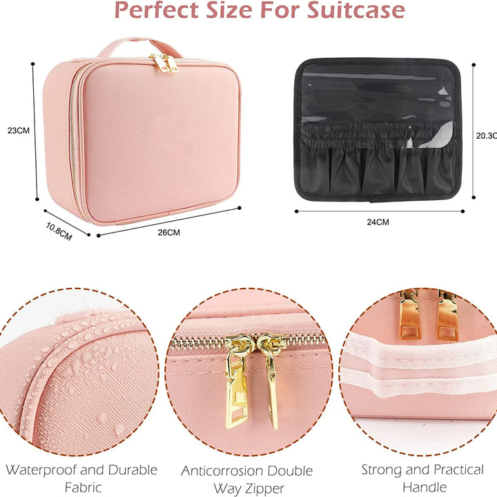 Smart LED Cosmetic Case Large Capacity