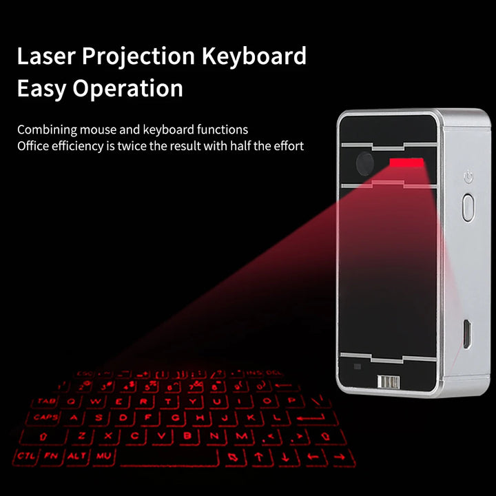 Laser Projection Bluetooth Keyboard