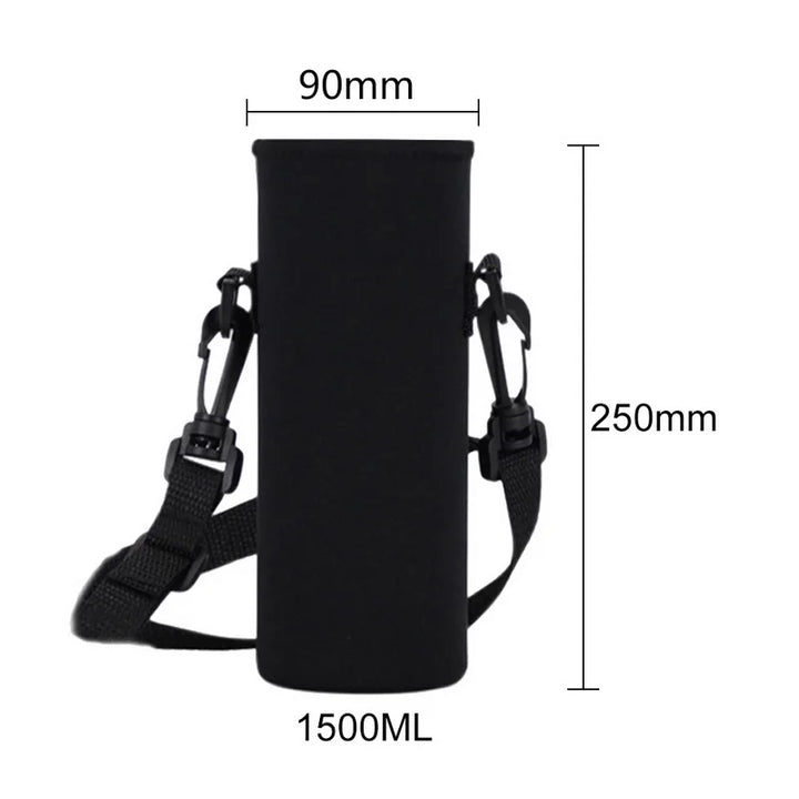 Sports Water Bottles Carrier Bag  W/Strap