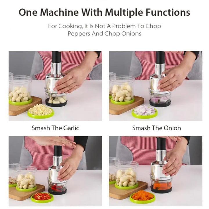 Multifunction Hand Press Food Cutter