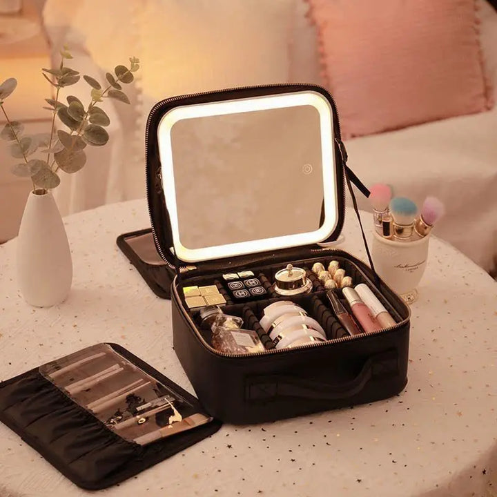 Smart LED Cosmetic Case Large Capacity