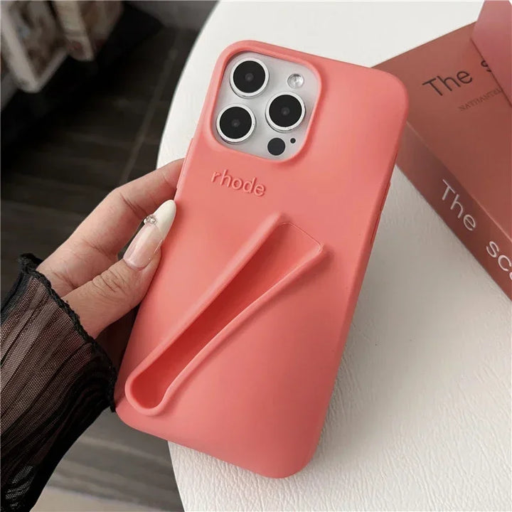 Rhode Luxury Lipstick Silicone Case For iPhone 11-15 Pro Max