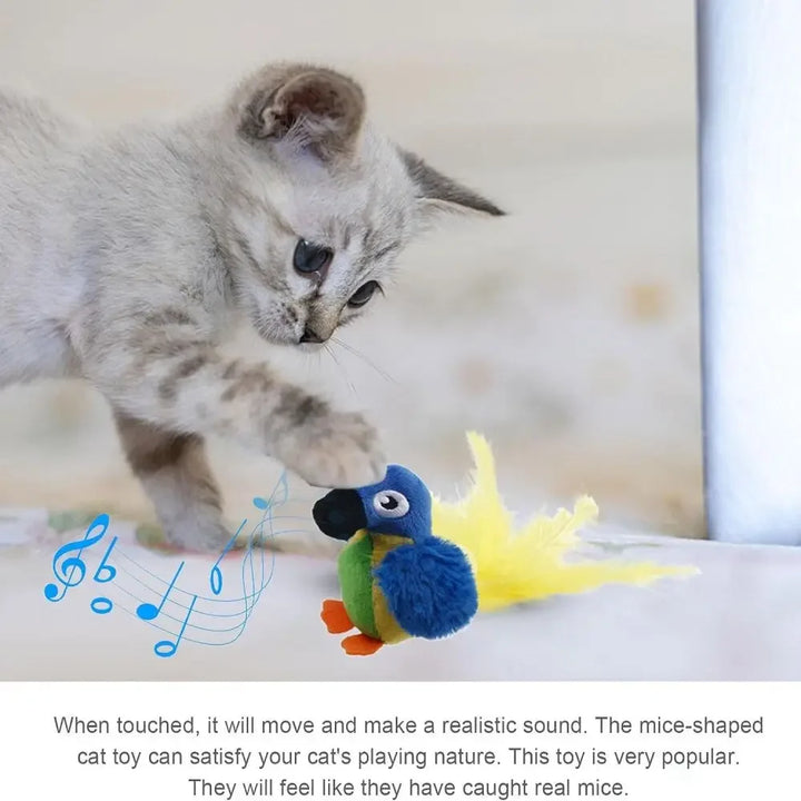 Interactive Cat Toy - Flapping Wings Bird