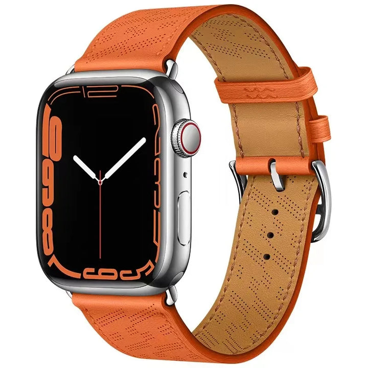 Luxury leather strap for Apple watch Ultra 40/49mm