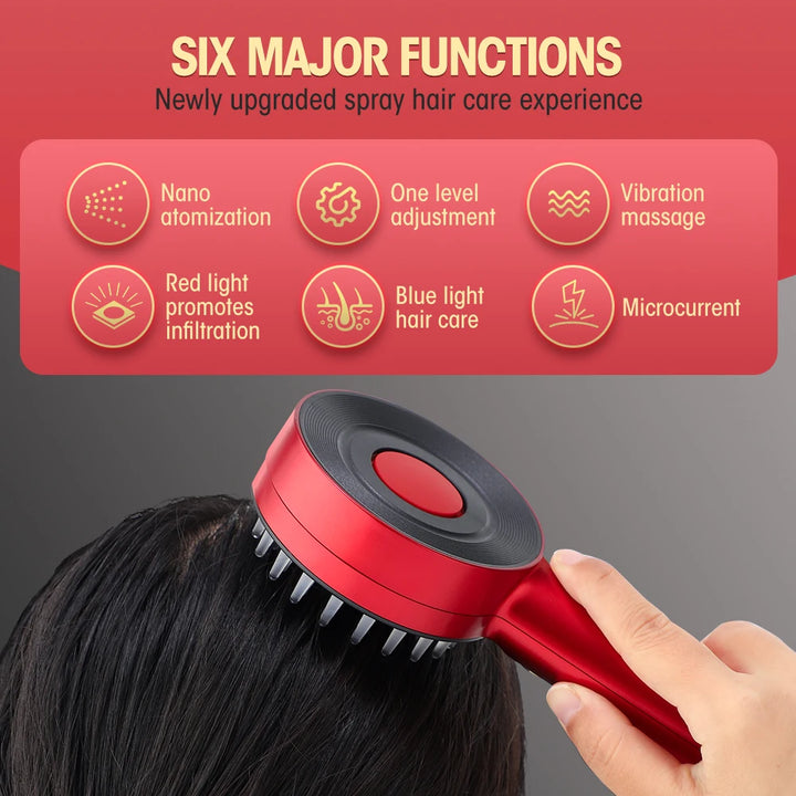 Electric Spray Massage Comb 3 in 1