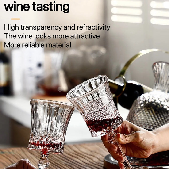 360 Rotating Crystal Wine Decanter Luxury 1500ml