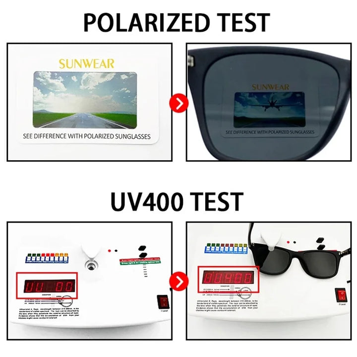 Polarized Night Vision Sunglasses PC Frame