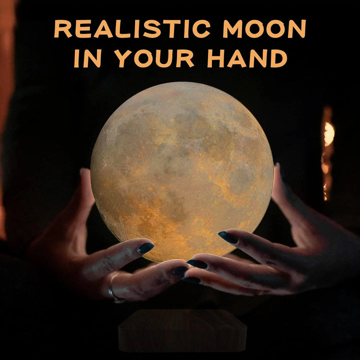 Levitating Moon Magnetic and Bulb Lamp