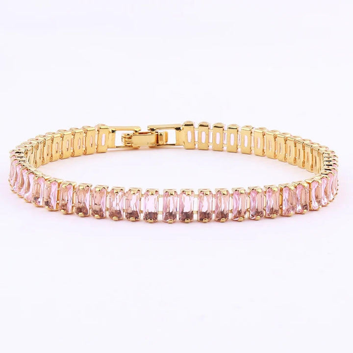 Geometric Zircon Bracelet