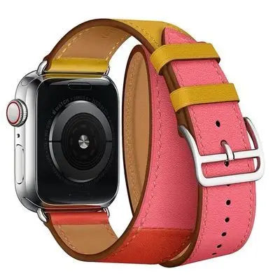 Luxury leather strap for Apple watch Ultra 40/49mm