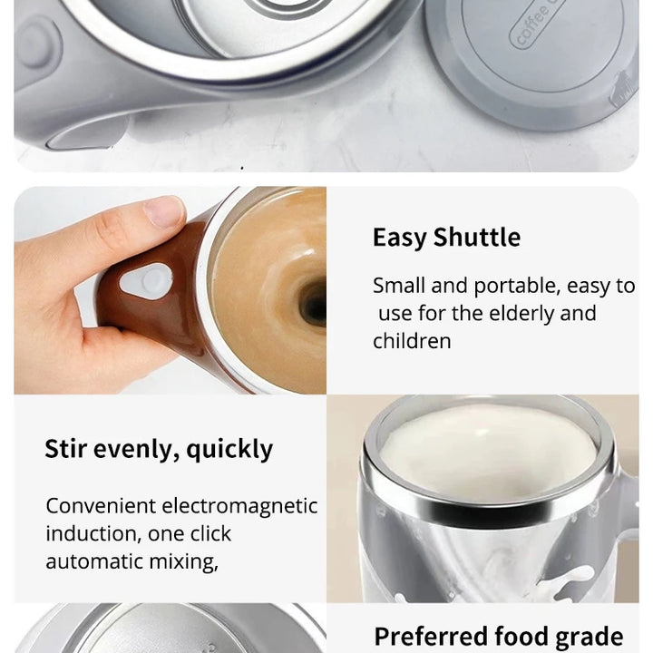 Automatic Stirring Cup Mug Rechargeable