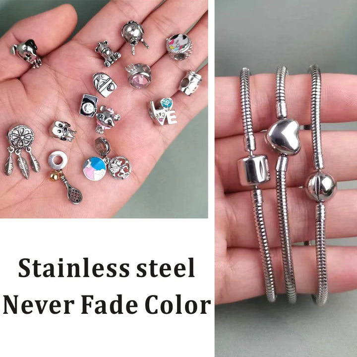 Stunning Stainless Steel Charms Suitable For Bracelets