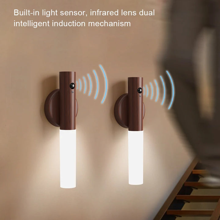 USB Torch Night Light Motion Sensor Magnetic