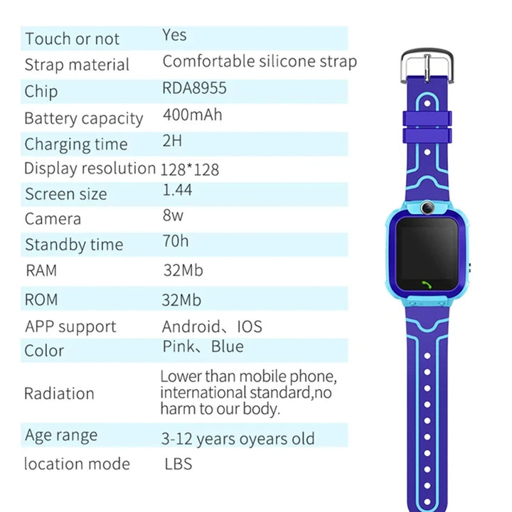 Q12 Smart Watch for Kids-2G