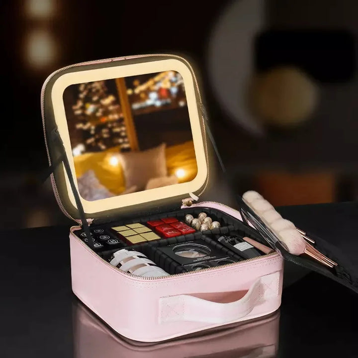 Smart LED Cosmetic Case Large Capacity