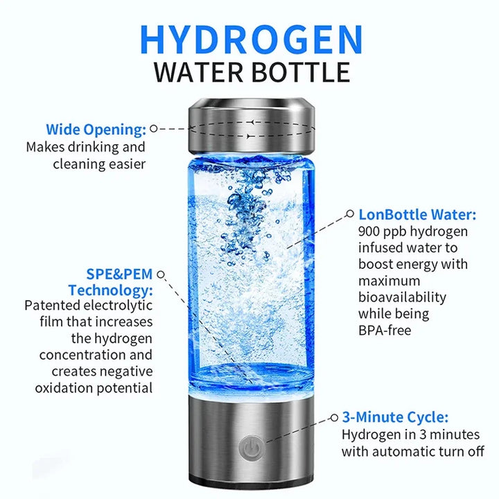 420ml Portable Hydrogen-Rich Water Generator