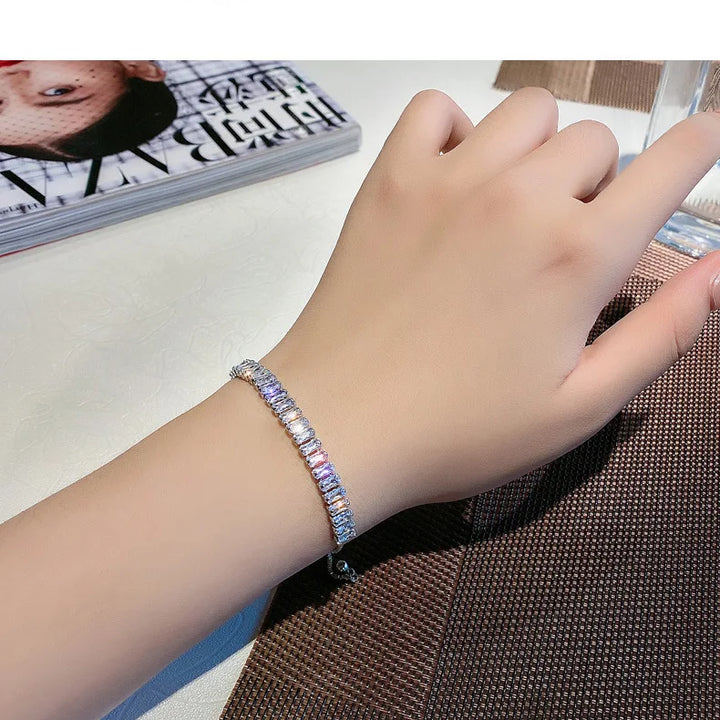 Rhinestone Stainless Steel Bracelet