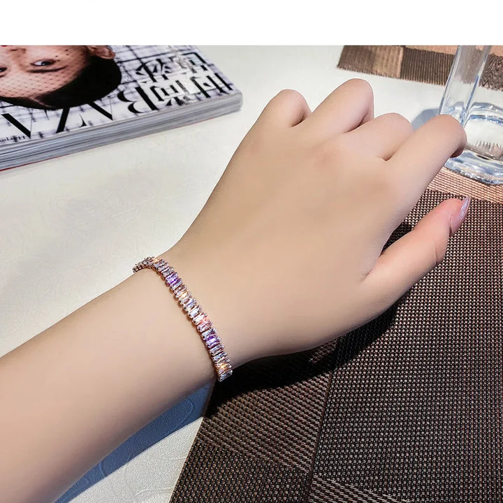 Rhinestone Stainless Steel Bracelet