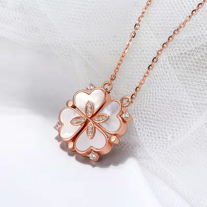 Clover  Heart Necklace