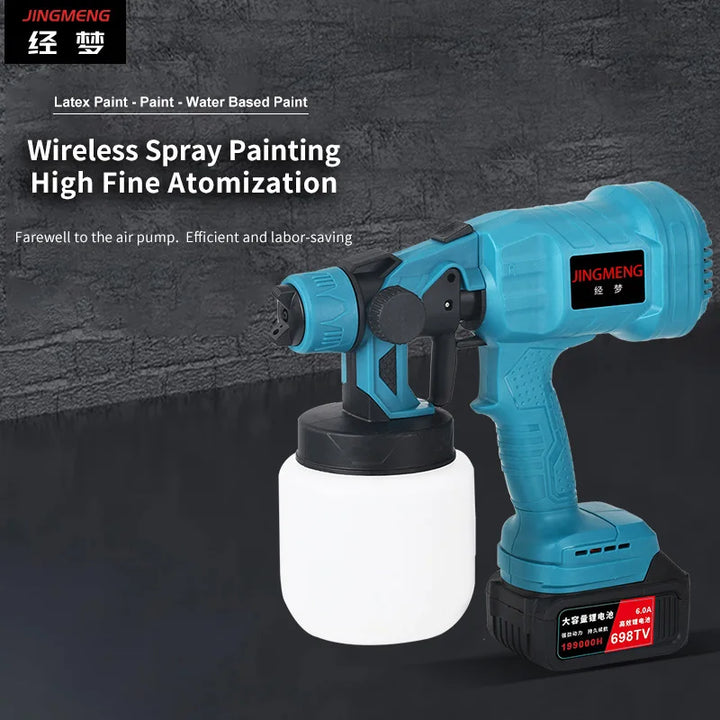 Cordless 800ML Electric Spray Gun for Paint