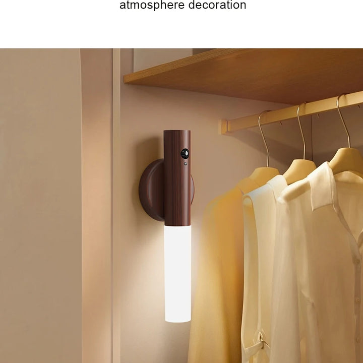 USB Torch Night Light Motion Sensor Magnetic