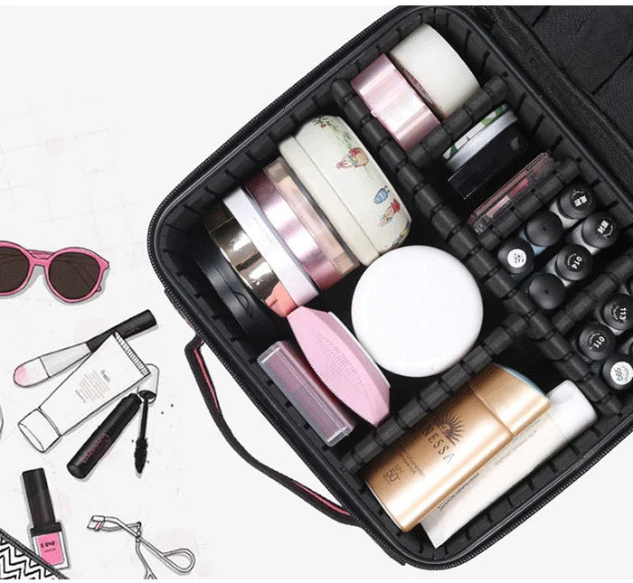 Smart LED Cosmetic Case Large Capacity