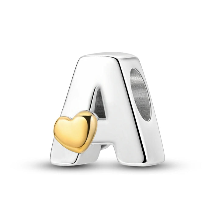 26 English Letters Alphabet A-Z Love Charms