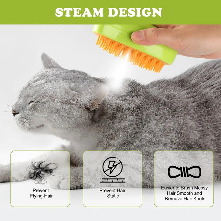 3 in 1 Steam Grooming Brush