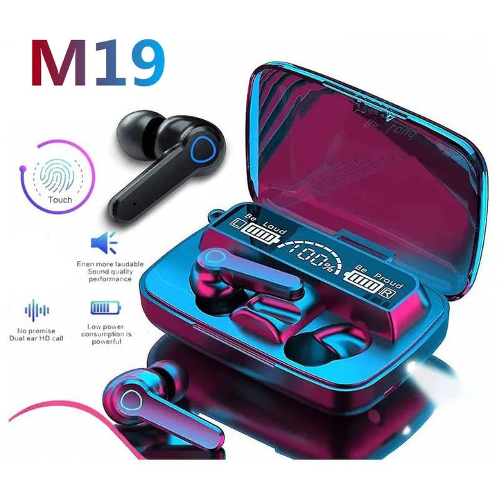 M19 TWS Wireless Earphones Bluetooth