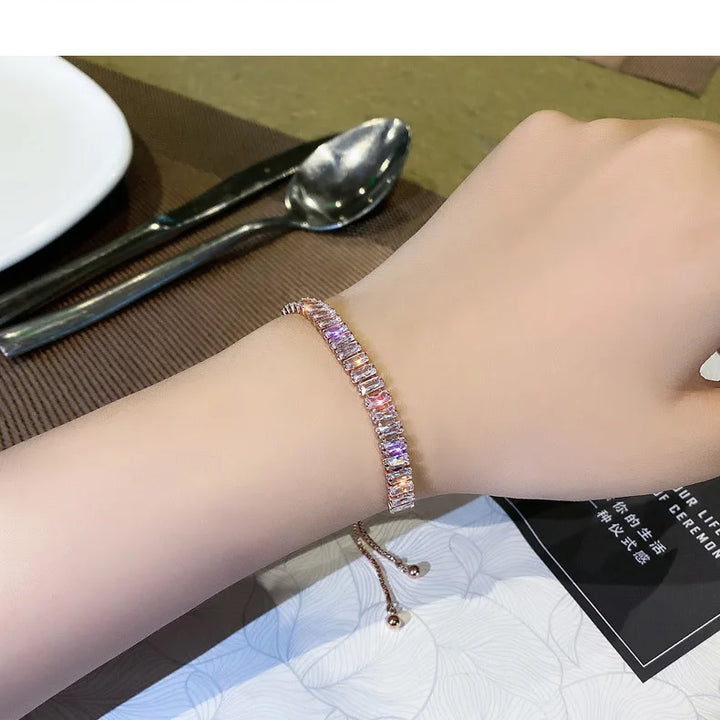 Rhinestone Stainless Steel Bracelet