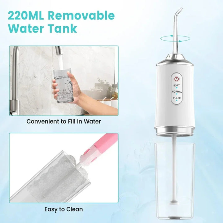 Electric Dental Water Flosser Oral Irrigator Portable