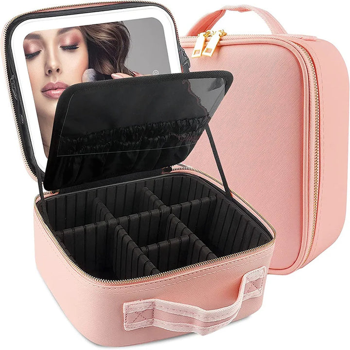 Smart LED Cosmetic Case Large Capacity