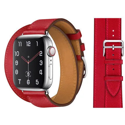 Luxury leather strap for Apple watch Ultra 40/49mm