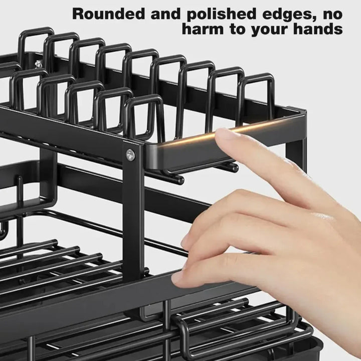 Dish Drying Rack Kitchen Adjustable Stainless Steel