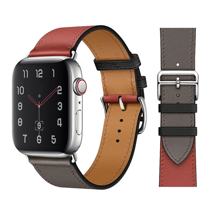 Luxury leather strap for Apple watch Ultra 40/49mm