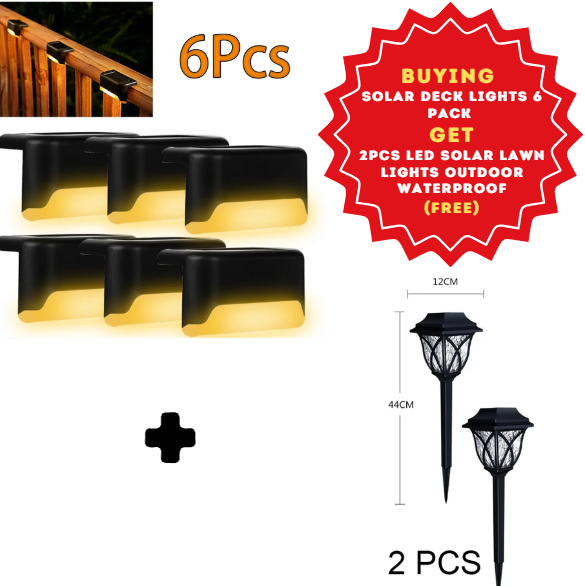 Solar Deck Lights 6 PacK